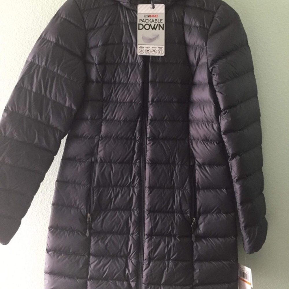 32 Degree down packable coat